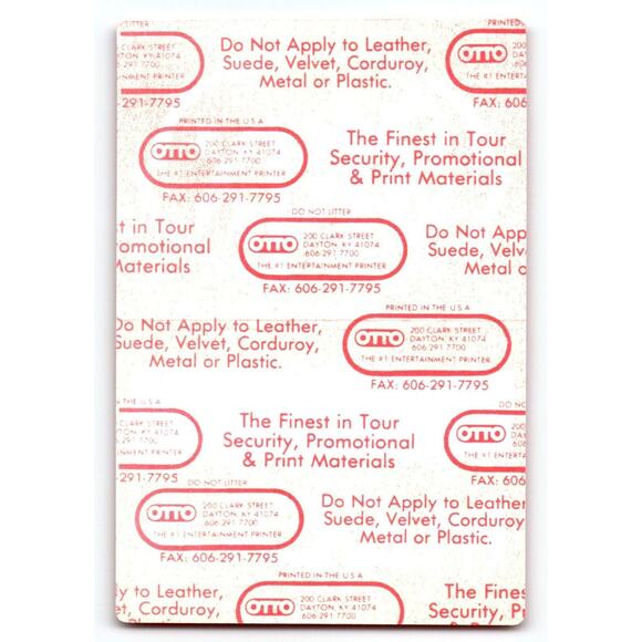 Styx Edge Of The Century Backstage Pass Original 1990 Pop Rock Concert Media - Picture 2 of 2